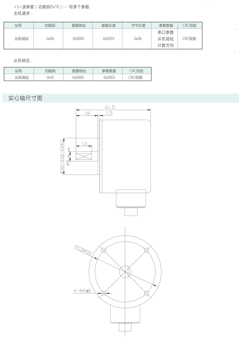 絕對(duì)式編碼器 ESP60-M系列 RS485